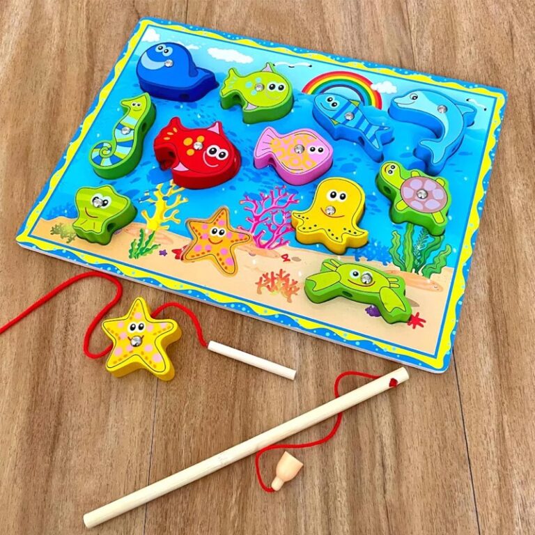 Brinquedo Educativo Pedagogico Pescaria Divertida 
