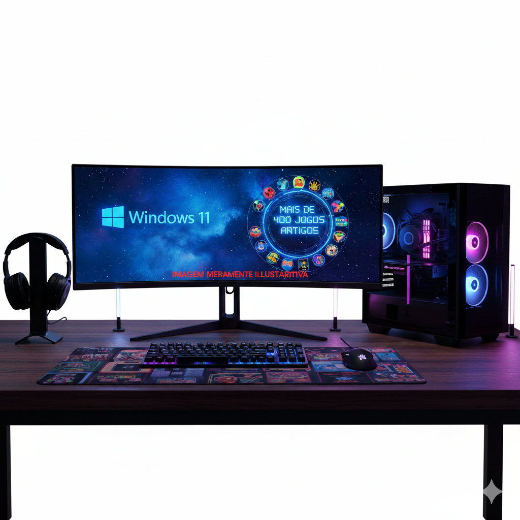 COMPUTADOR COMPLETO – PC PARA ESTUDOS TRABALHO E HOME OFFICE COM WINDOWS 11 ESCOLHA NAS VARIAÇOES –