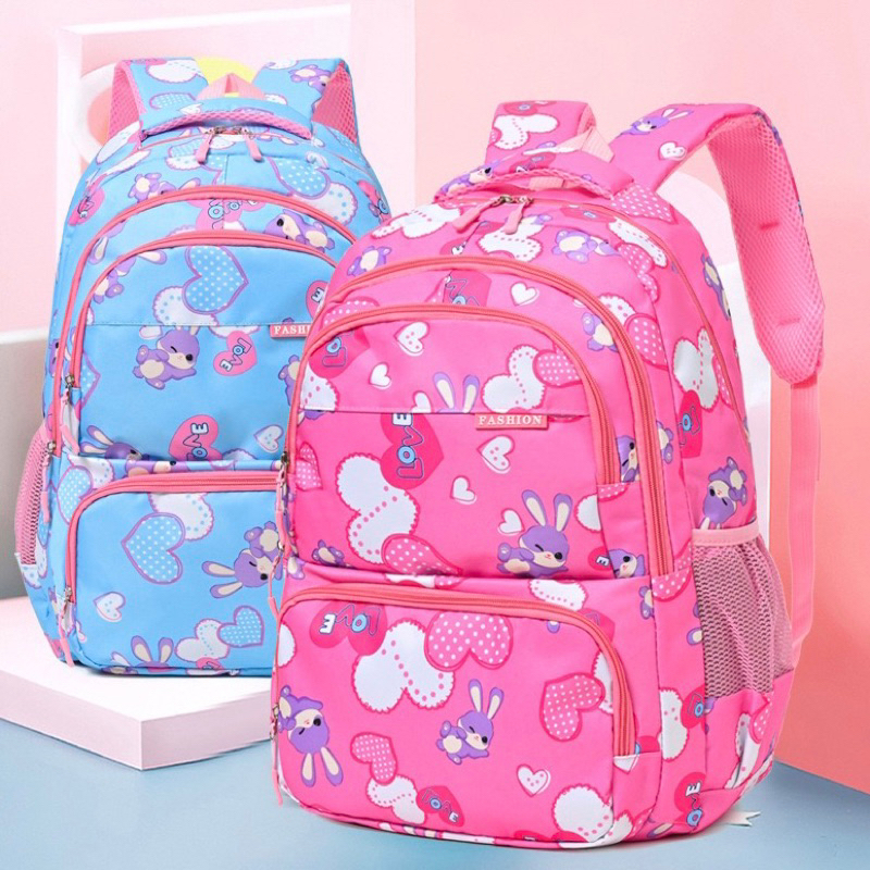 Mochila Feminina Grande Nylon Impermeável Escolar Faculdade 249