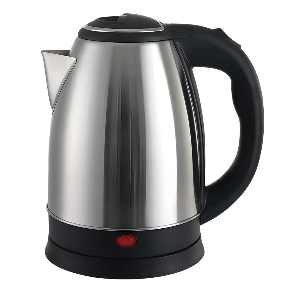 Chaleira Elétrica Automática Aço Inox Premium 1,8 Litros 110v ou 220v  Base 360° e Luz Indicadora