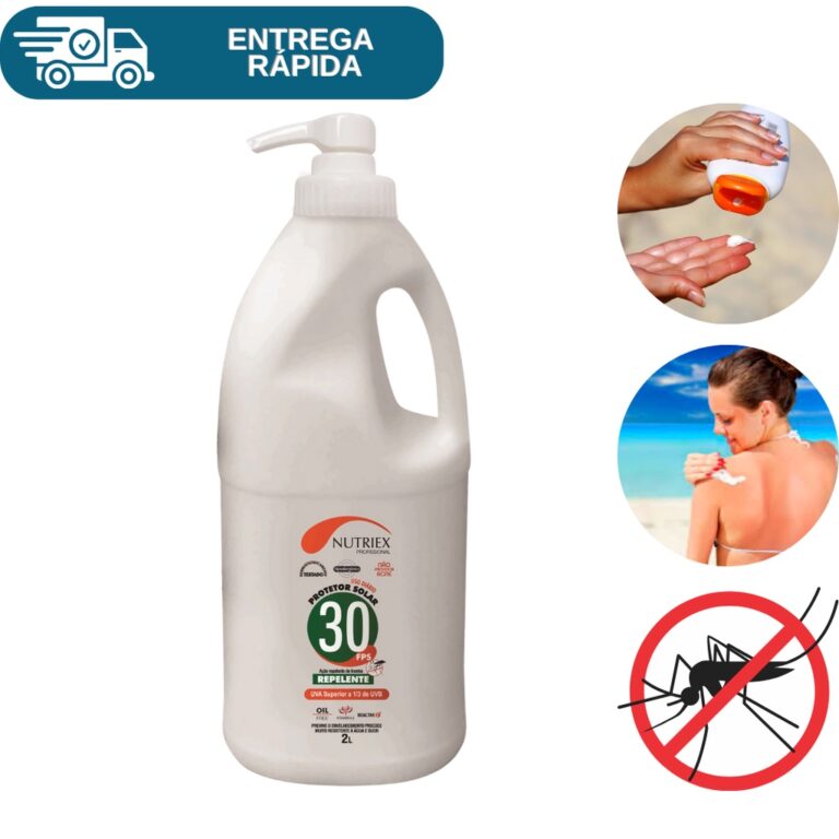Protetor Bloqueador Solar Fps 30 Com Repelente Gal