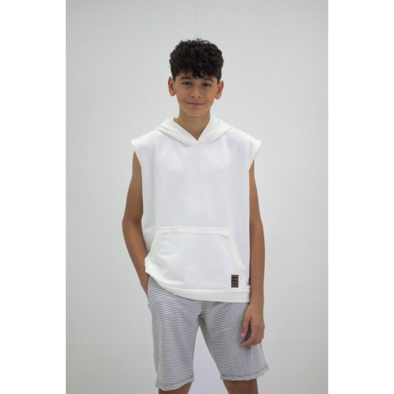Colete de Moletinho infantil/Juvenil com Bolso Fro