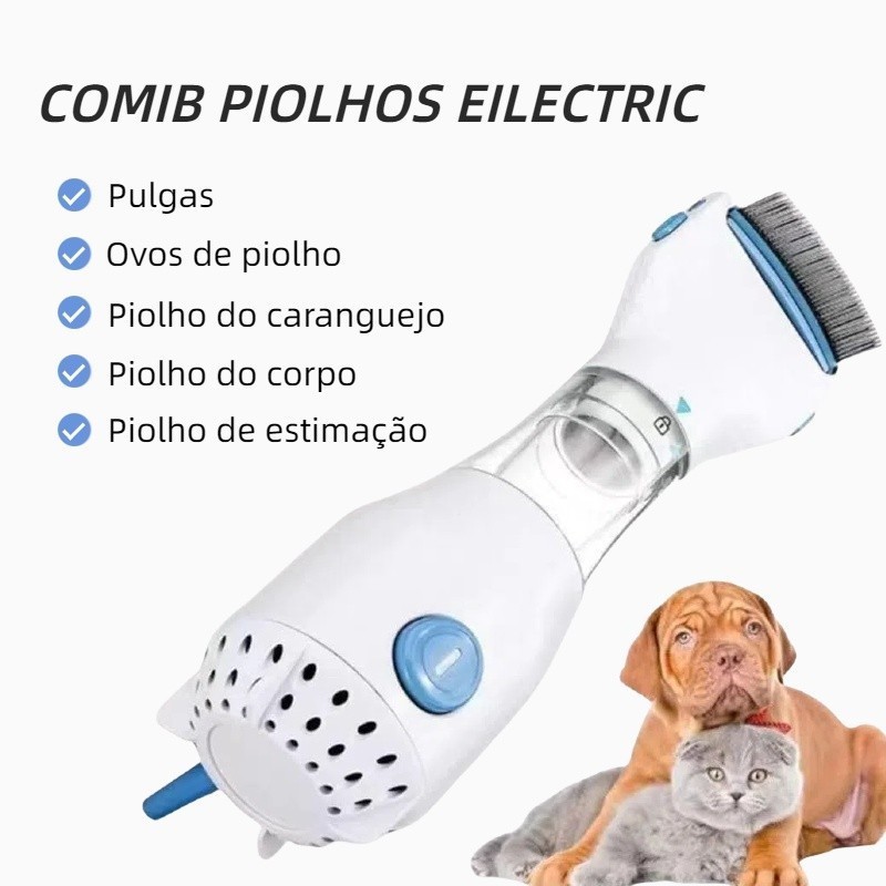 110V Removedor Elétrico De Piolhos , Pente Para Pulgas , Limpeza Física , Limpador De Pêlos De Anima