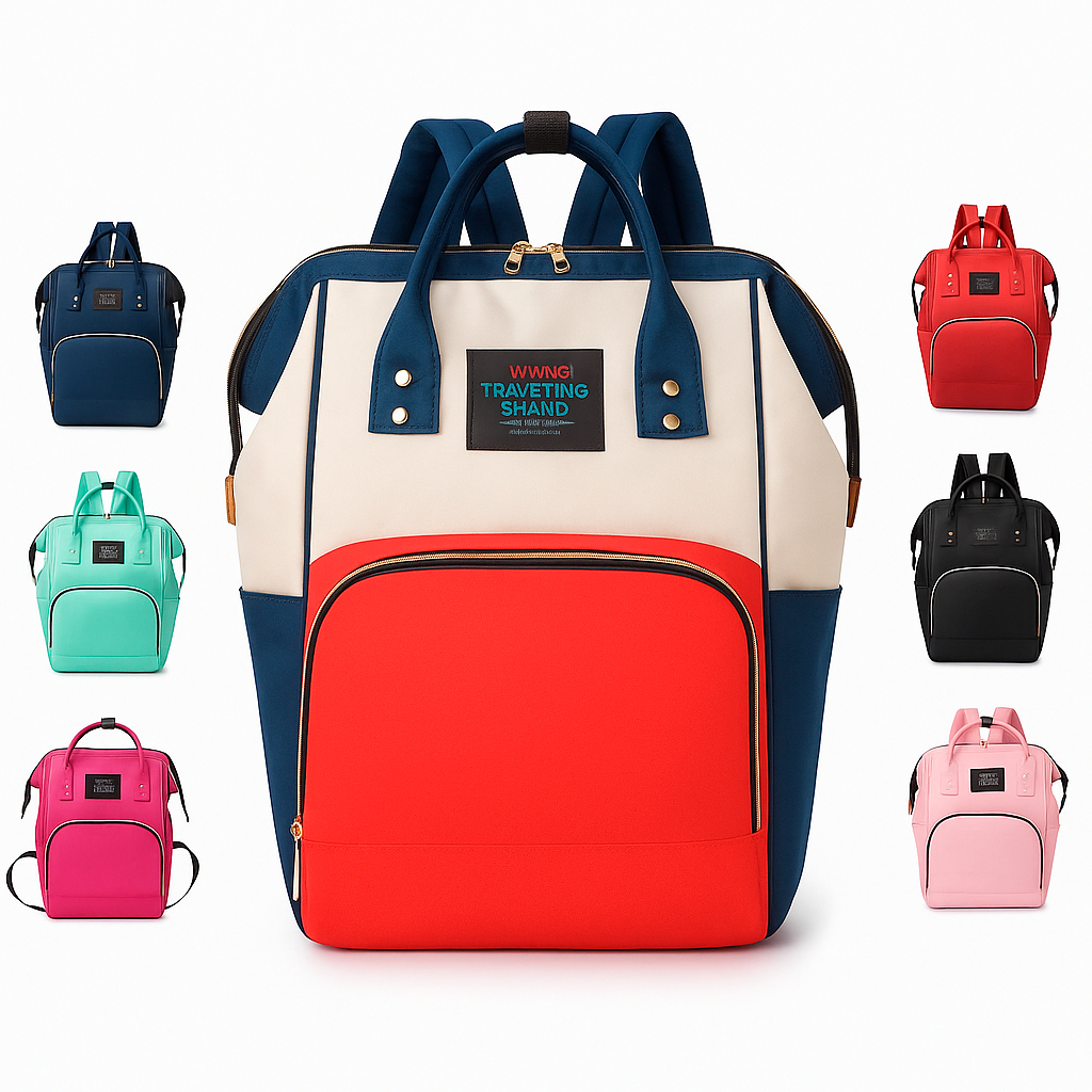 Mochila Bolsa Maternidade Impermeável Organizadora Bebê Mochila Passeio Mãe