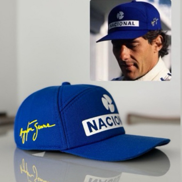 Boné Nacional Senna Retrô Fórmula 1 Mega Promo�