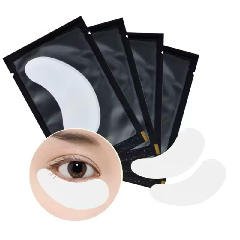 50 Pares Pads Protetor Pálpebras Preto Cílios Lash Brasileiro Egípcio