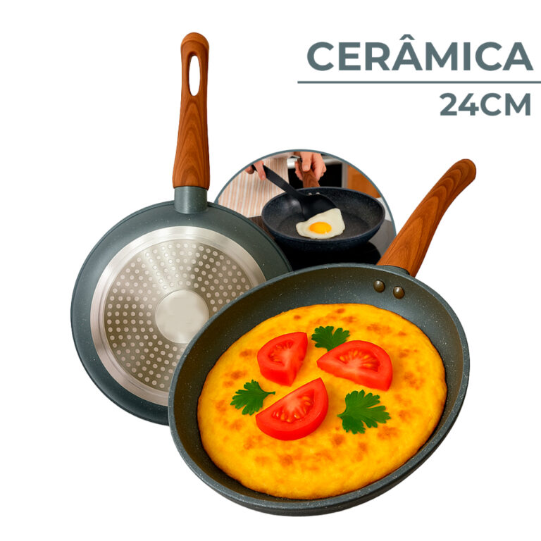 Frigideira Antiaderente Cerâmica Espessura 4mm N�