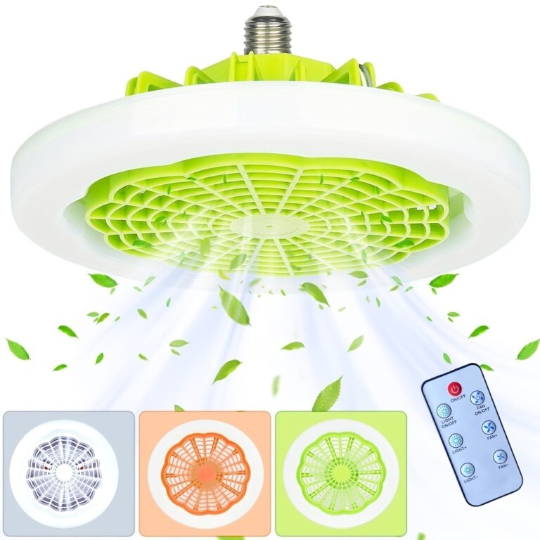 Ventilador De Teto Com Led Lâmpada Novo Com Contr