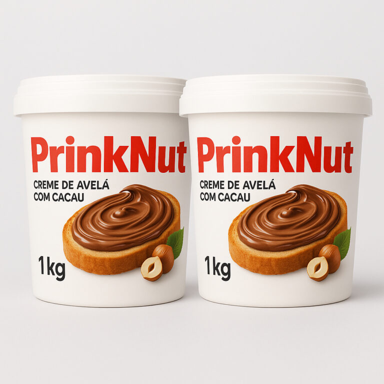 Potes de 350G/1Kg/2Kg de Creme de Avelã Prinknut 