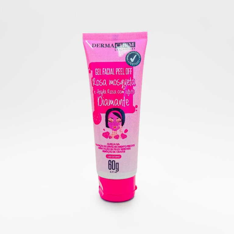 Dermachem Gel Facial Peel Off Rosa Mosqueta Argila