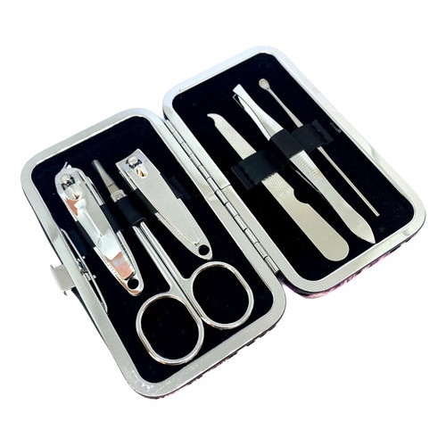 Kit Cortador De Unha Manicure Portatil Estojo Pinc