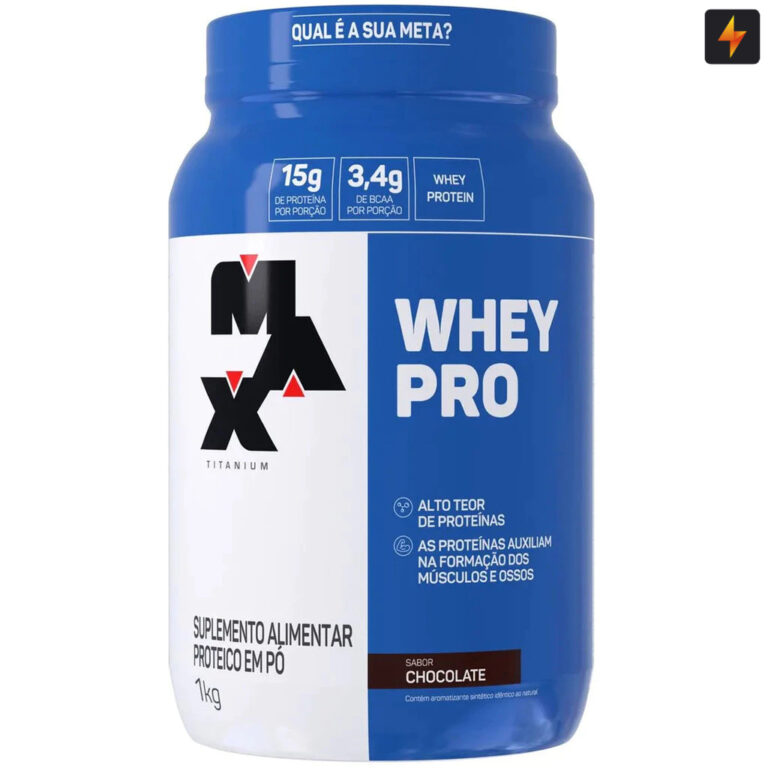 Whey Protein Pro Concentrado 1kg Max Titanium