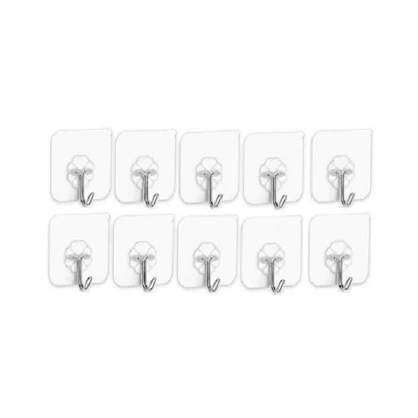 Kit10/20/30/50 Ganchos Adesivos Parede Multi Funci