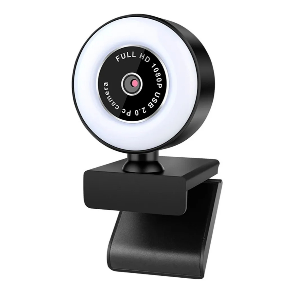 Webcam Câmera Computador Full HD 1080x1920p 2MP USB Plug Play Microfone Embutido