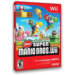 New Super Mario Bros para Wii desbloqueado