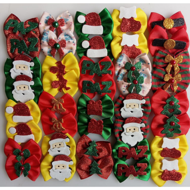 Kit Laços Pet Pascoa Laço Banho e Tosa  para Cã