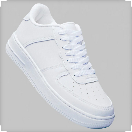 Tênis Branco Unissex Feminino Casual 34 Ao 43 Env