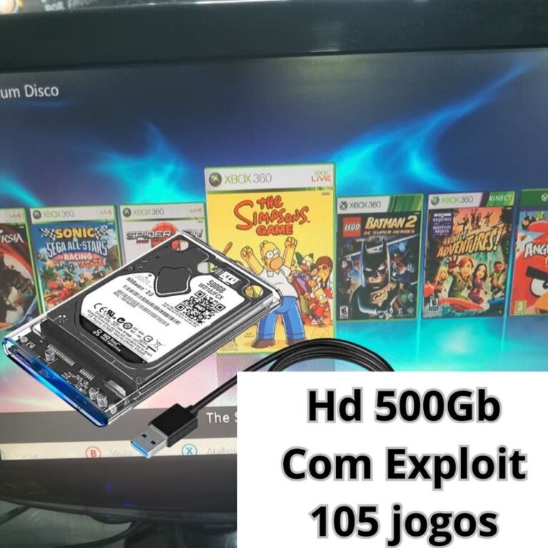 HD Externo 160 gb há 500 GB para xbox 360 C/explo