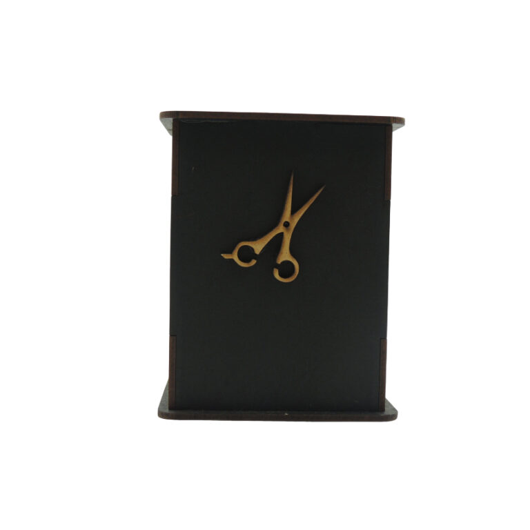 Suporte para Tesouras em MDF Barbearia Barber Prof