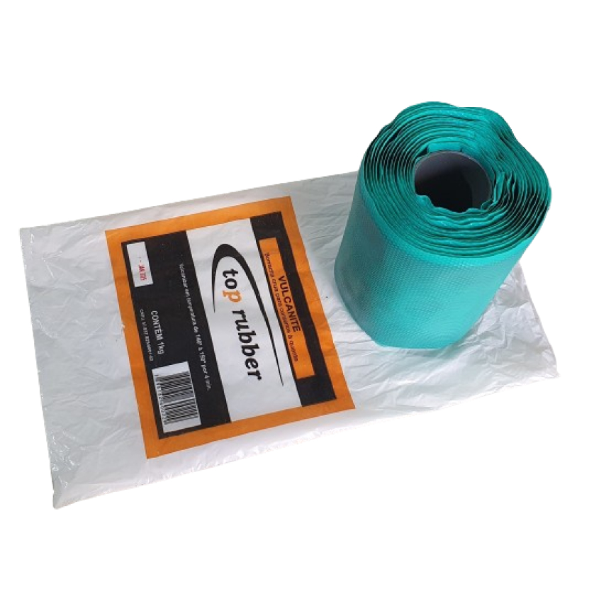 Vulcanite Para Conserto Quente Câmaras de Ar e Pneus – Rolo 1 Kg – Top Rubber