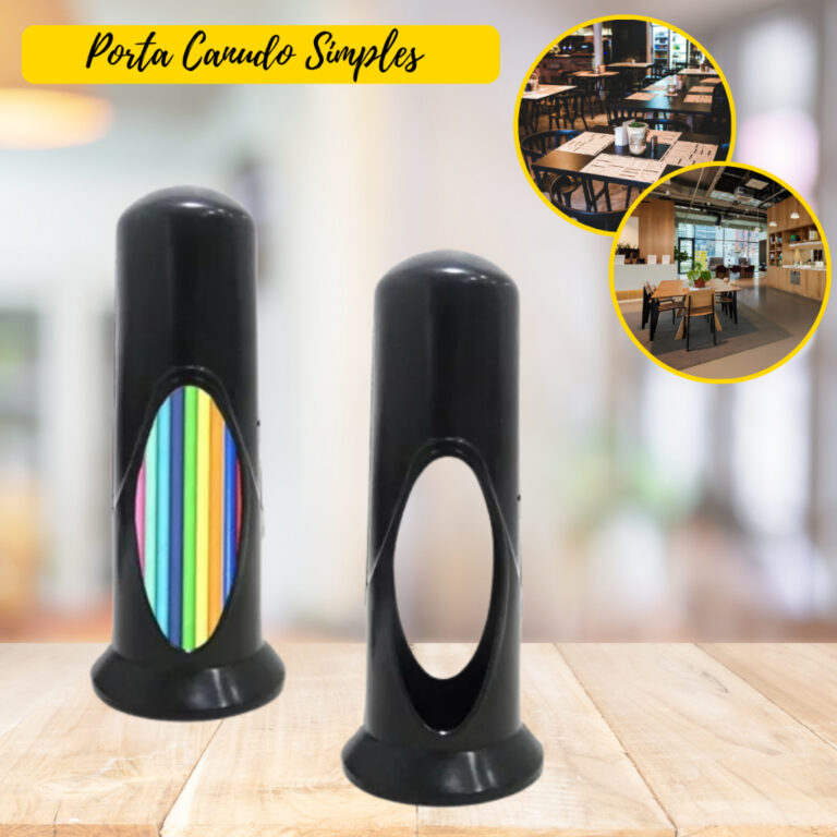 Porta Canudo De Plástico Bar Lanchonete Padaria P
