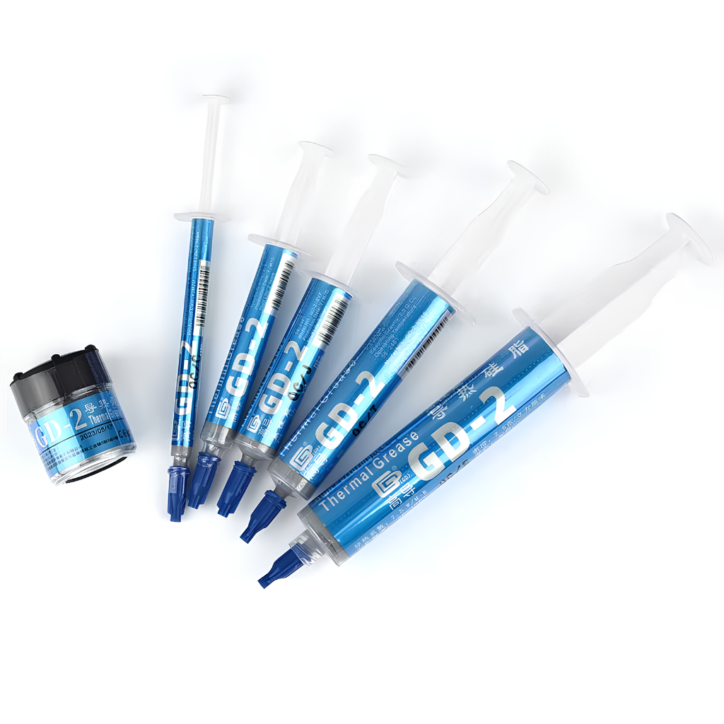 Pasta Térmica Prata Gd-2 Original 7.5w/mk Seringa 1g 3g 7g 15g 30g – Resfriamento de Computador, Pla