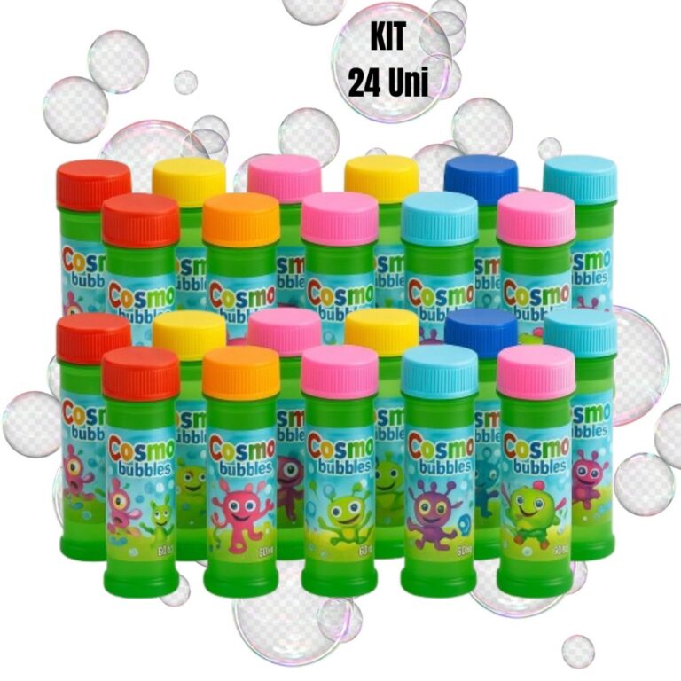 Kit 24 Bolhas de Sabão Lembrancinhas Aniversário