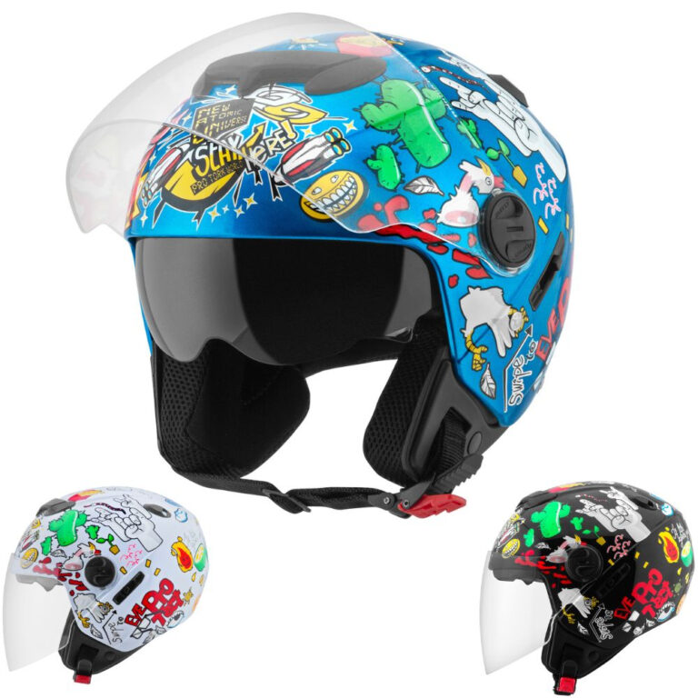 Capacete Moto Aberto New Atomic Universe Lançamen