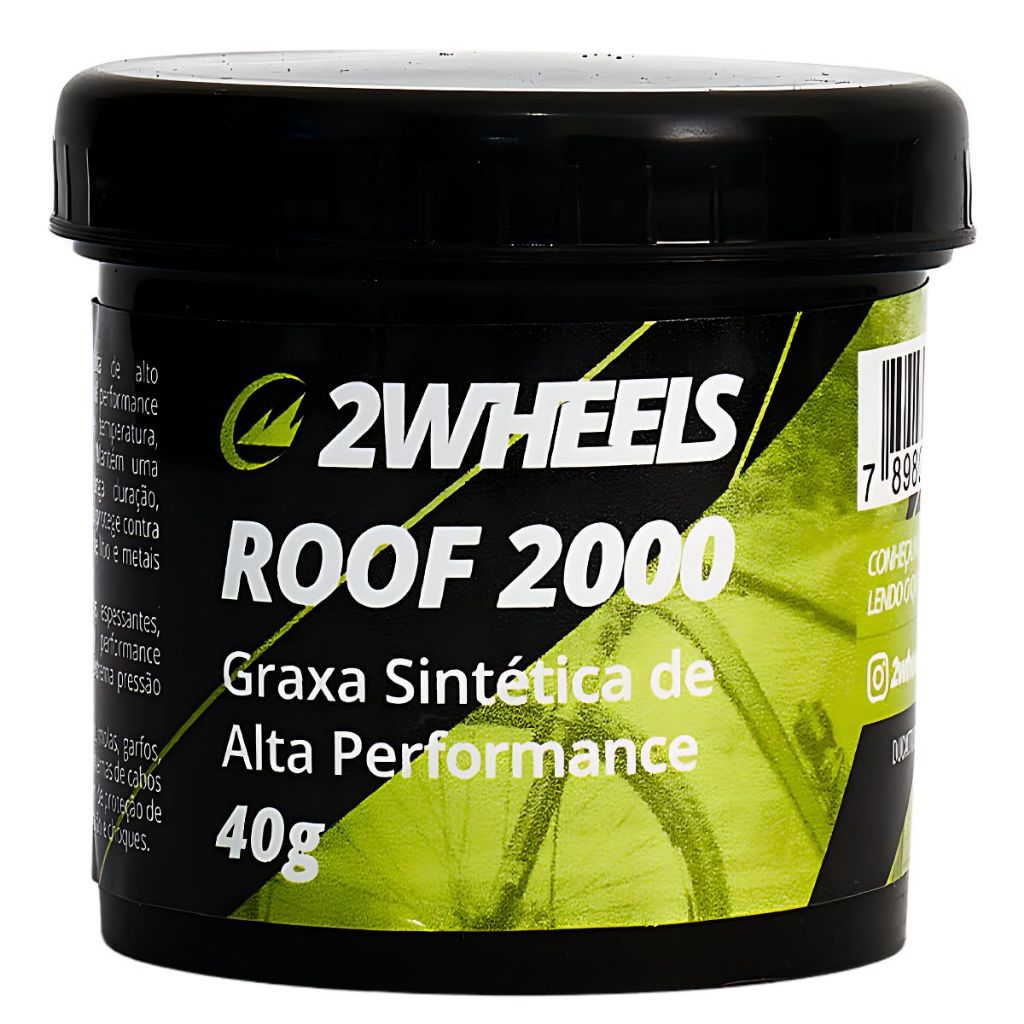 Graxa de Bicicleta Roof 2000 Alto Desempenho 40g 2wheels
