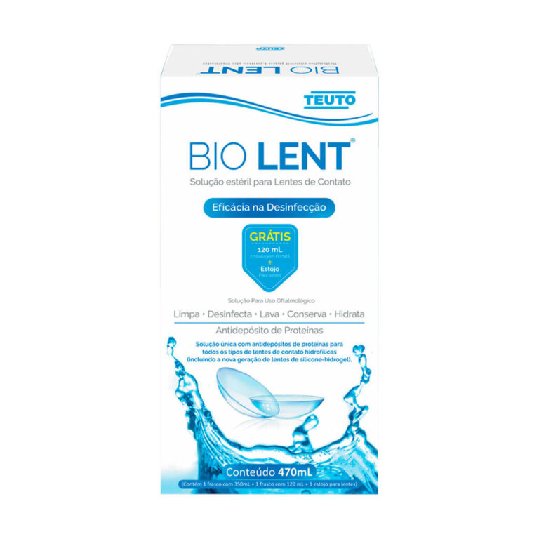 Bio Lent Kit Solução Lente de Contato 350ml + 12