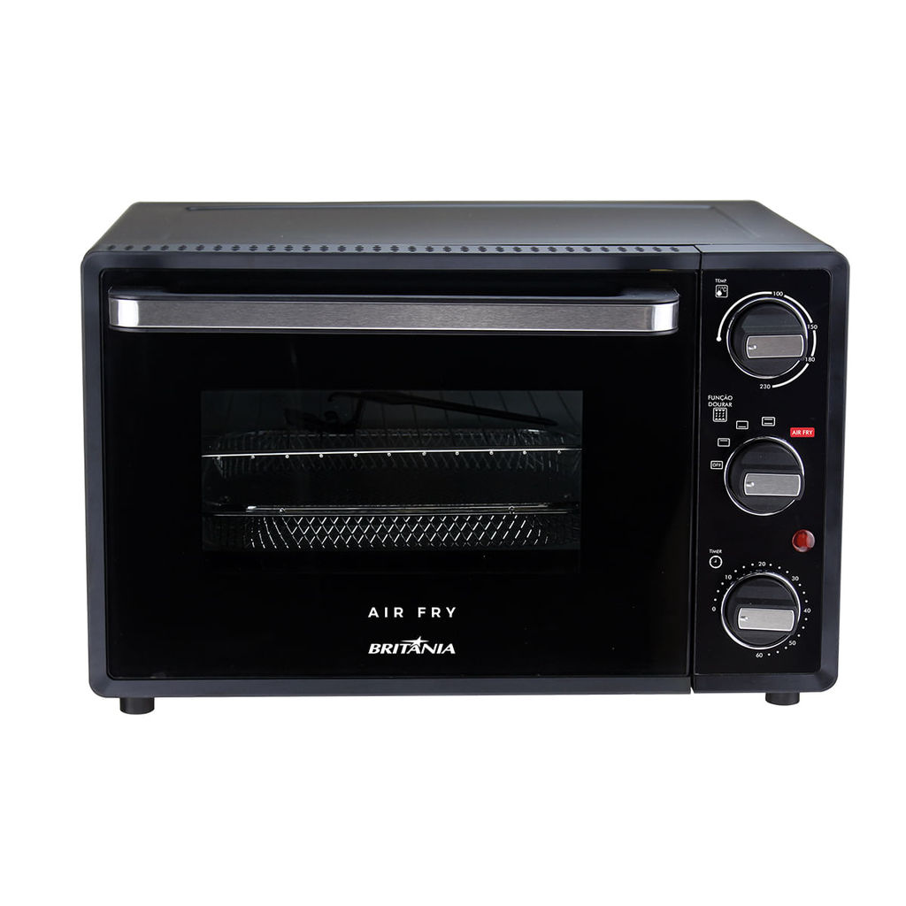 Forno Elétrico Air Fryer Britânia 25L Preto Esmaltado BFE25P