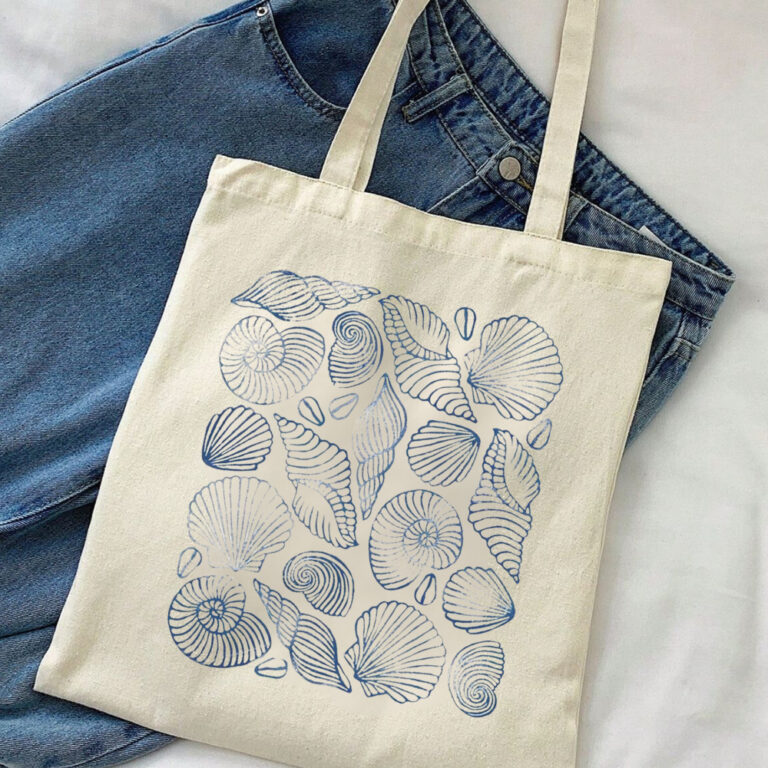 Bolsa Ecológica Ecobag  CONCHA – 100% algod