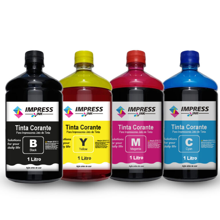 Kit 4 Litros Tinta Para Epson Impressoras Multifun