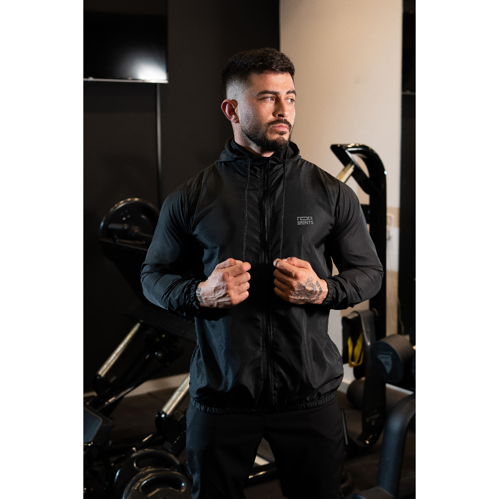 Jaqueta Corta Vento Impermeável Semi Forrada Masculina