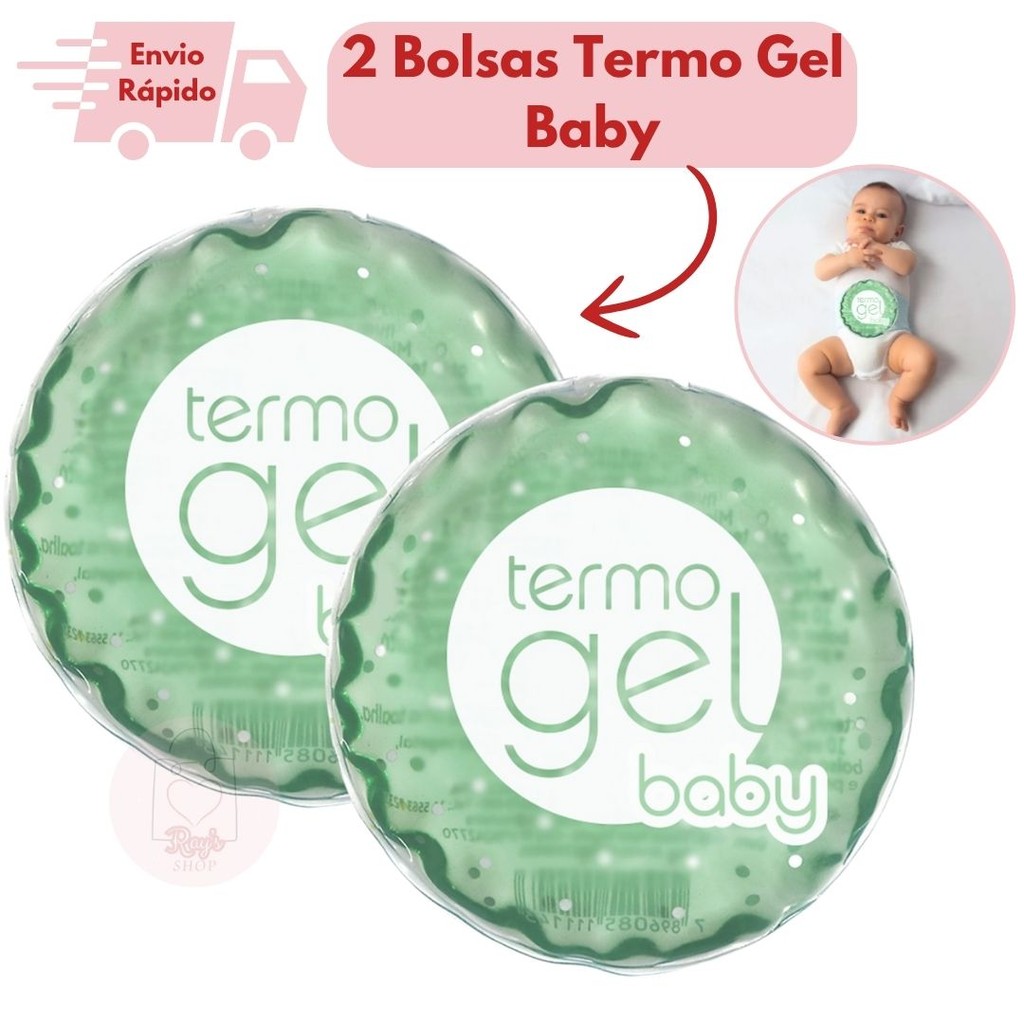 Kit 2 Bolsas Térmica Termo Gel Baby Compressa Quente Fria Alivio de Dor Para Bebês Crianças Recém Na