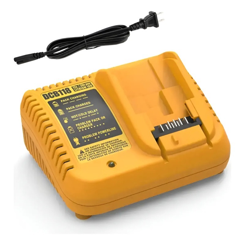 Carregador Bateria 12v 20v Bivolt Original Dewalt De Adaptador Íon Lítio E Dc118 12-20v Max Li-ion