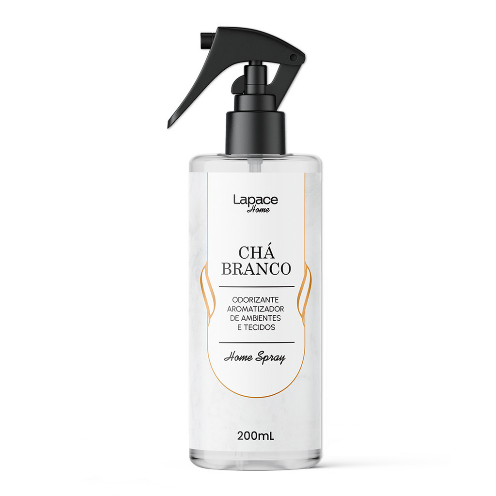 Odorizante Chá Branco Aromatizador de Ambientes e Tecidos Lapace Home Spray 200ml