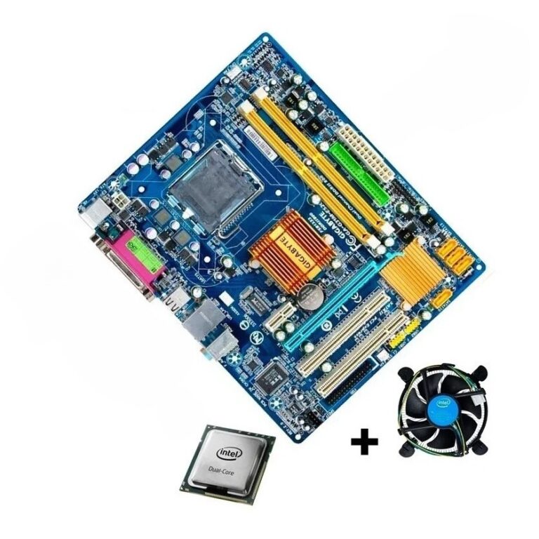 KIT PLACA MAE 775 DDR 2 PROCESSADOR DISSIPADOR ESC