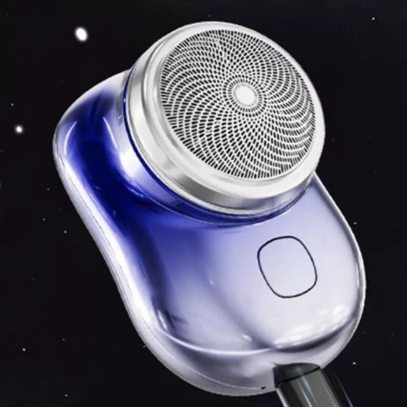 Mini Barbeador EléTrico PortáTil À Prova DáGua TIPO-C Aparador De Barba De Bolso