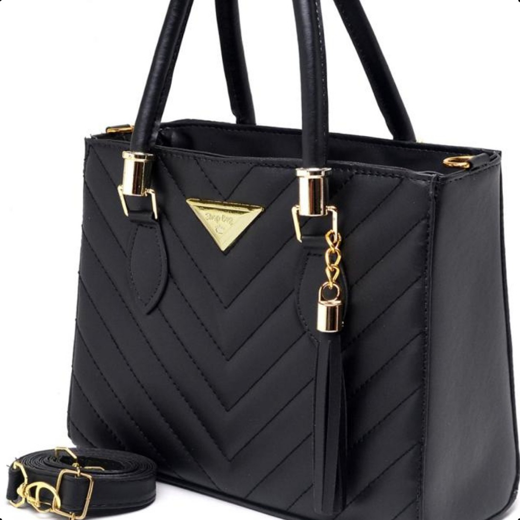 Bolsa Feminina Shopbag Bordada Vegas Média