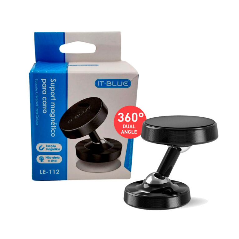 Suporte Celular Academia Carro Imã Duplo 360 grau