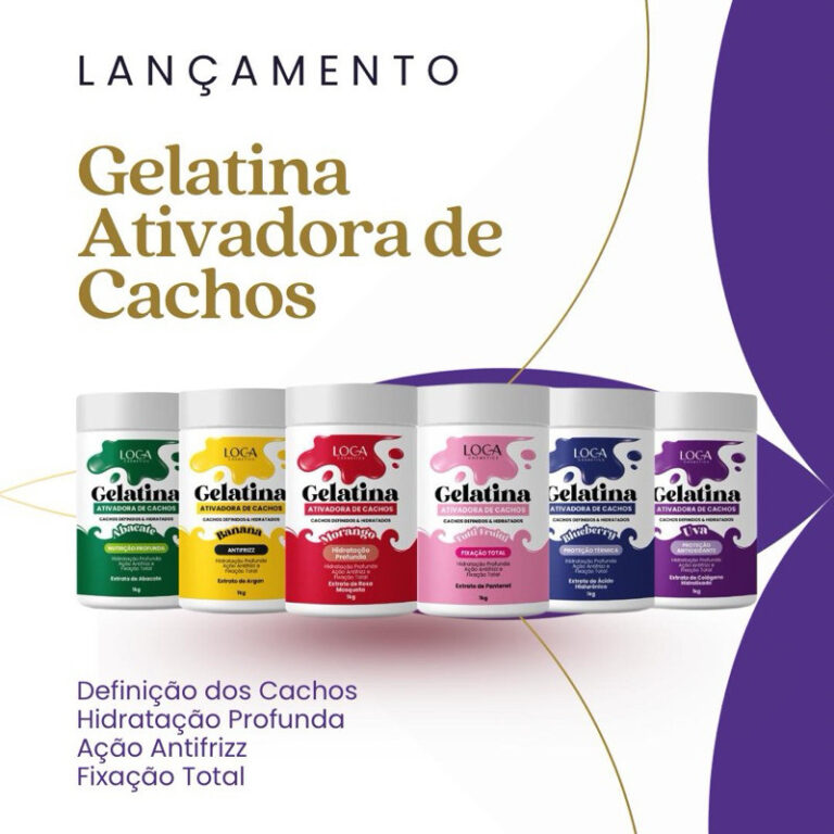 Gelatina Ativadora de Cachos – Loca Comestic