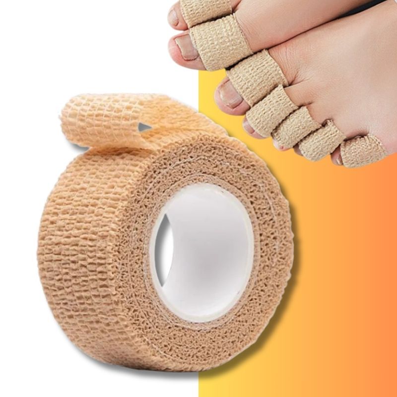 Fita Bandagem Respirável para Proteção dos Dedos  Ideal para Pés, Mãos, Calos e Joanetes