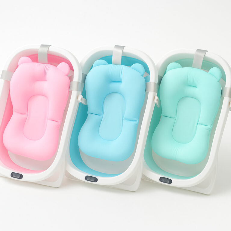 Banheira Bebê Portátil Dobrável Com TERMÔMETRO