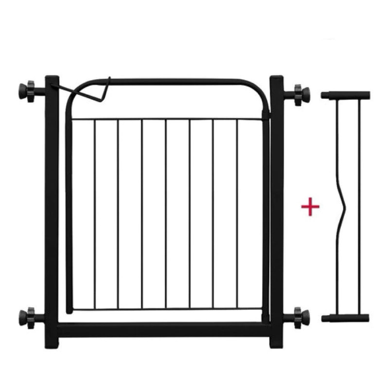 Portão Portãozinho Segurança Para Pets e Crianças – Ajustável 68cm a 83cm – Preto ou Branco