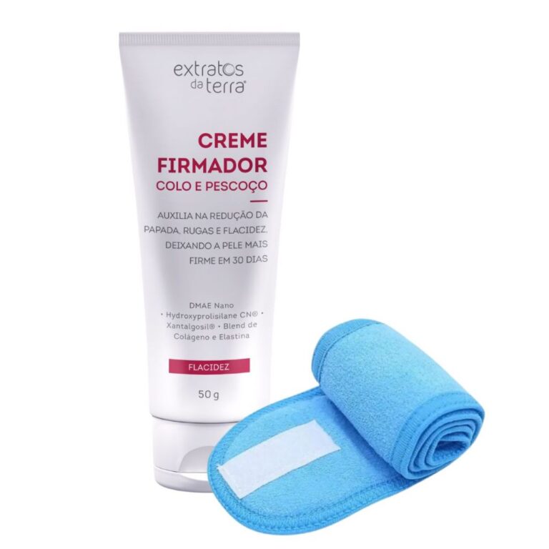 Creme Firmador Colo Pescoço Pele Madura Extratos 
