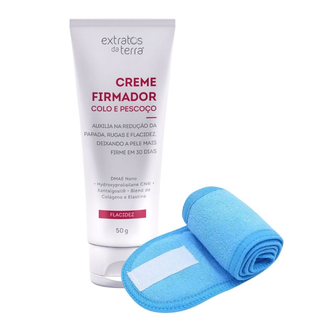 Creme Firmador Colo Pescoço Pele Madura Extratos Da Terra