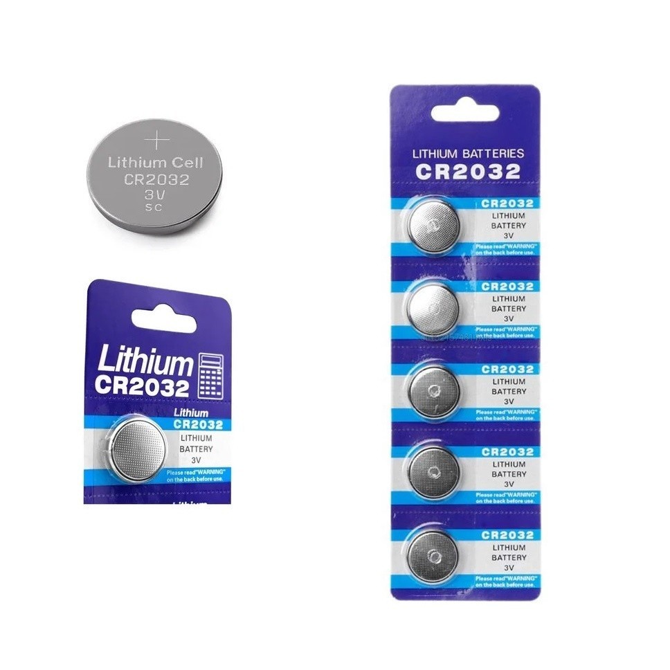Bateria De Lition Cr 2032 Suncom 25 Un Kit 05 Cartelas/ Pronta Entrega