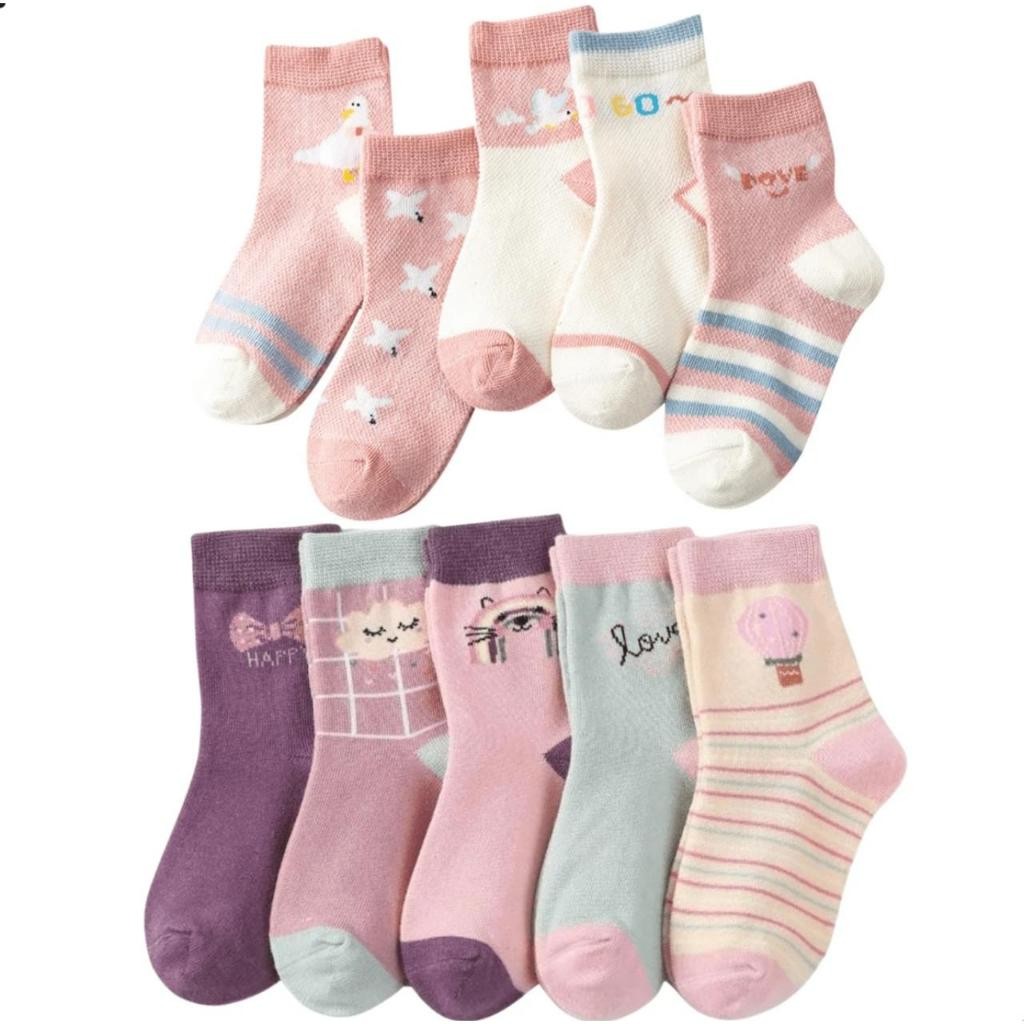 Meia Infantil Masculina ou Feminina 0 A 10 Anos Ótima Qualidade e Confortável kits com 6,12 ou 18 pa