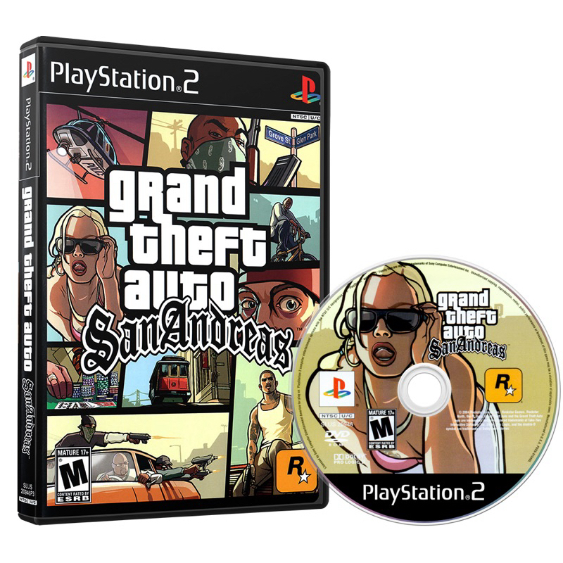Jogo Repro GTA San Andreas (Dublado) – Playstation 2